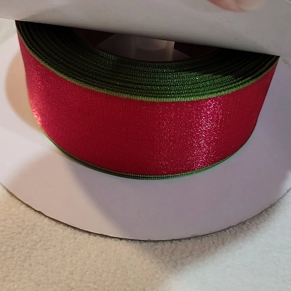 3 Rolls Kirkland Wire-edged Ribbon, 1-1/2